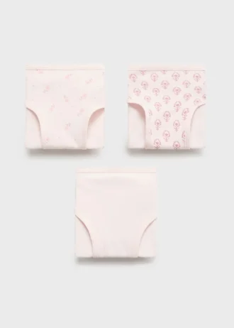 Confezione da 3 slip in cotone