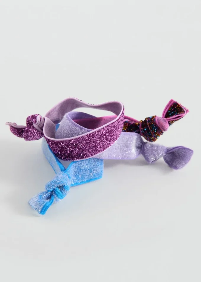 Confezione da 4 elastici per capelli