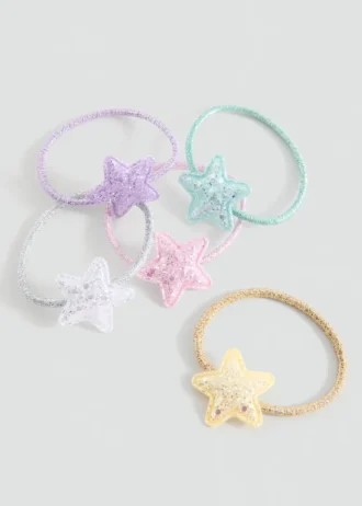 Confezione da 5 elastici per capelli