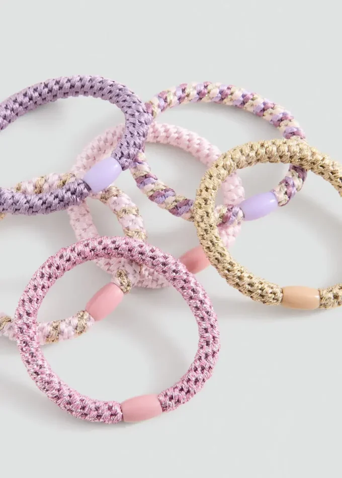 Confezione da 6 elastici per capelli