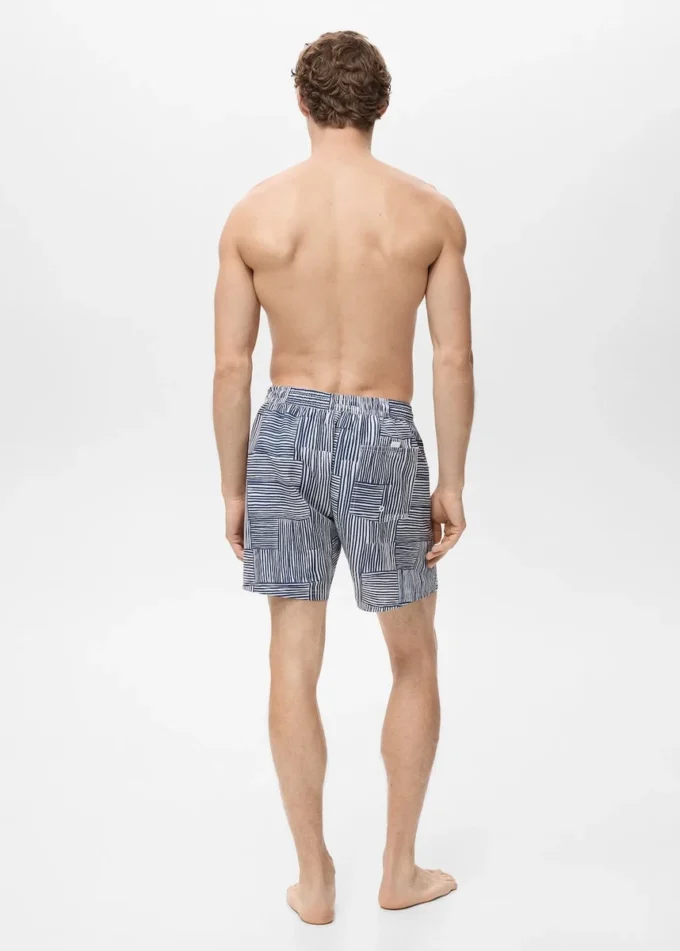 Costume da bagno a righe multiple Costume da bagno a righe multiple