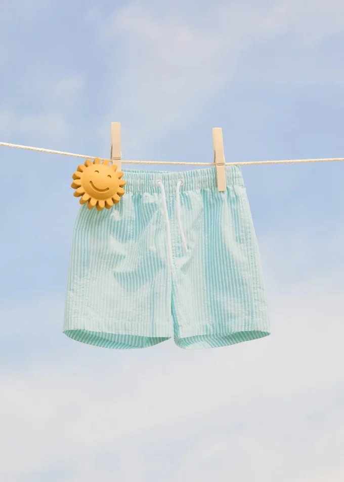 Costume da bagno a righe seersucker Costume da bagno a righe seersucker