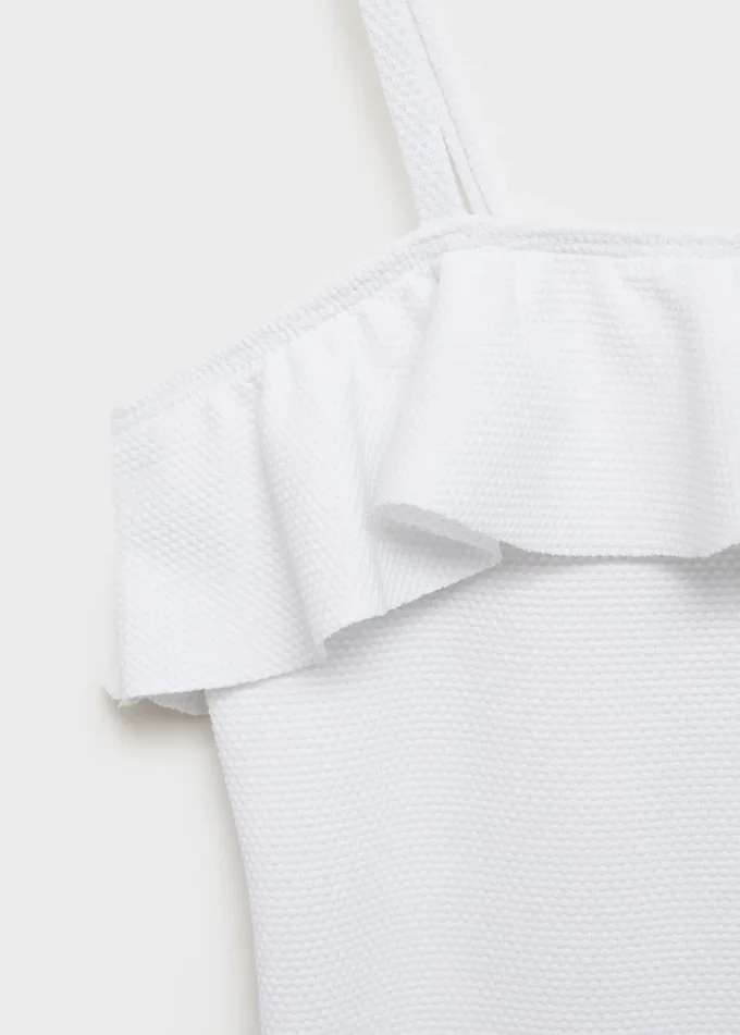 Costume da bagno asimmetrico con volant Costume da bagno asimmetrico con volant