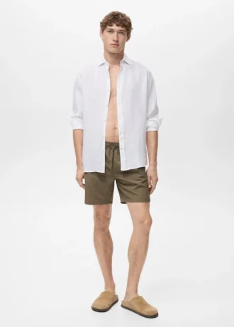 Costume da bagno basic con coulisse