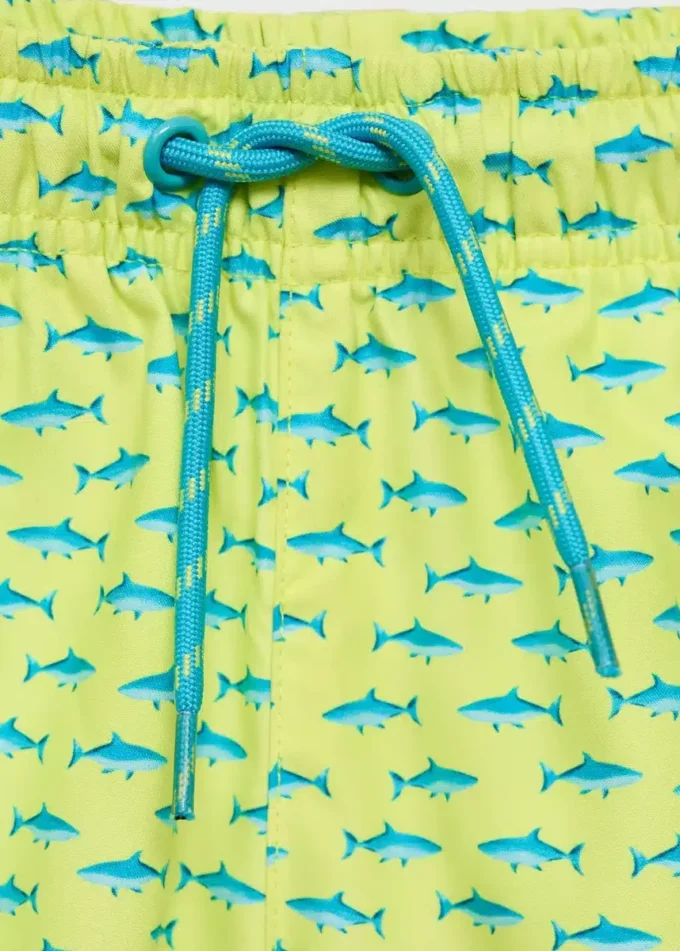 Costume da bagno con stampa squali Costume da bagno con stampa squali