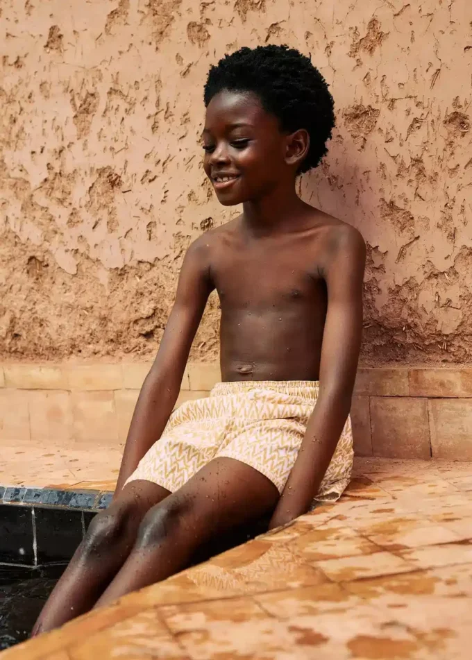 Costume da bagno stampato con coulisse Costume da bagno stampato con coulisse