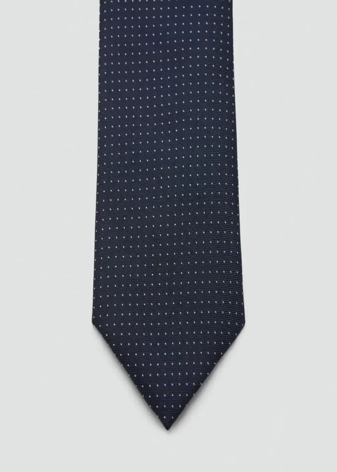 Cravatta con motivo a micro pois Cravatta con motivo a micro pois