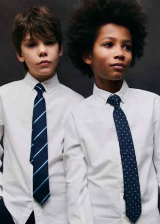 Cravatta con motivo a pois