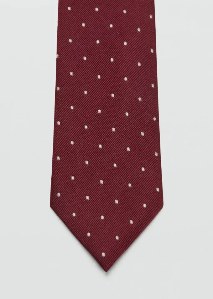 Cravatta in seta a pois Cravatta in seta a pois