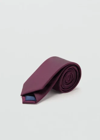 Cravatta liscia microstrutturata Cravatta liscia microstrutturata