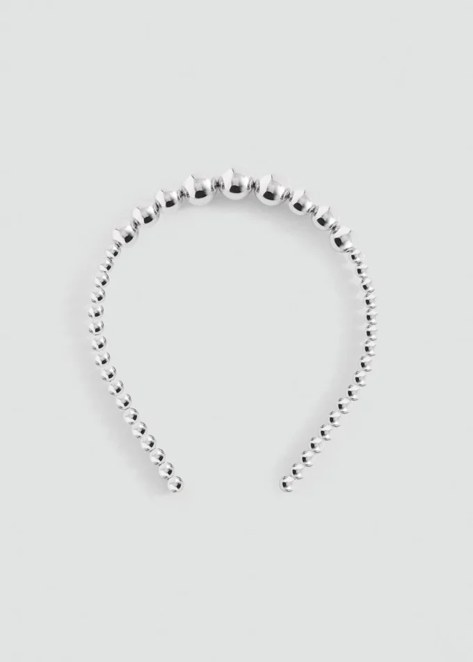 Fascia per capelli con applicazioni di perline Fascia per capelli con applicazioni di perline