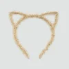 Fascia per capelli con orecchie da gattino