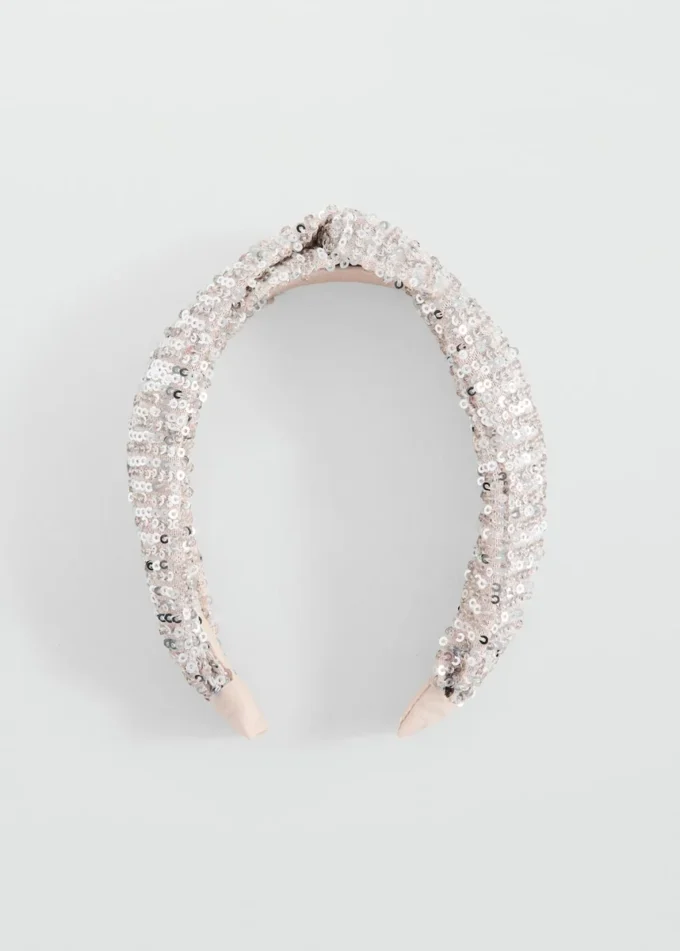 Fascia per capelli con paillettes luccicanti