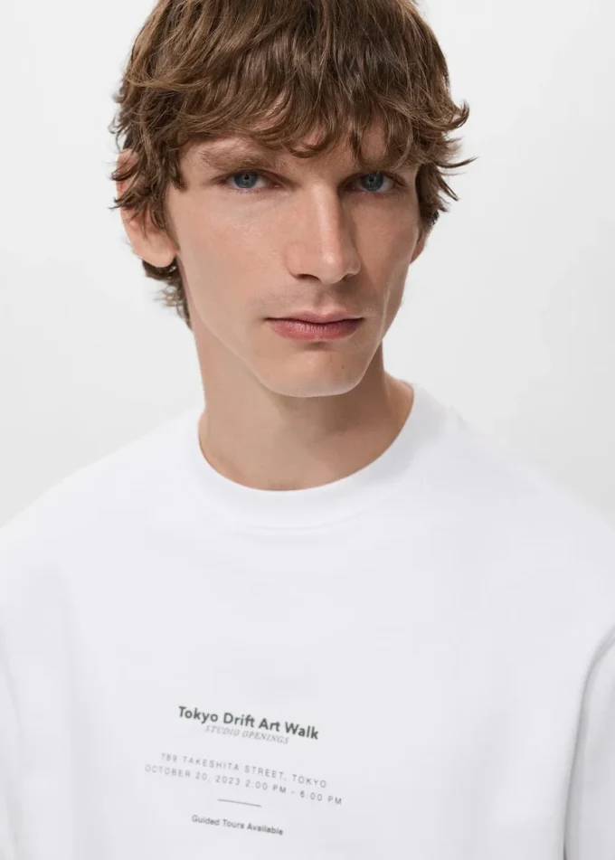 Felpa 100% cotone testo Felpa 100% cotone testo