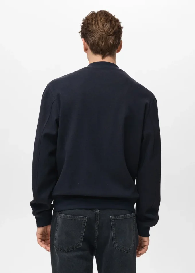 Felpa bomber con cappuccio e zip Felpa bomber con cappuccio e zip