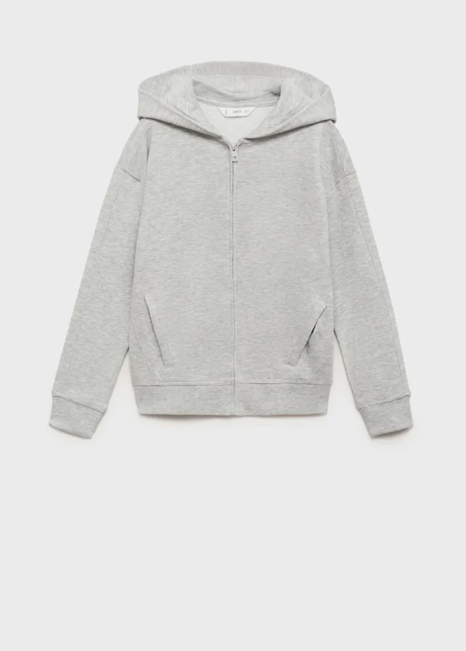 Felpa con cappuccio e zip Felpa con cappuccio e zip