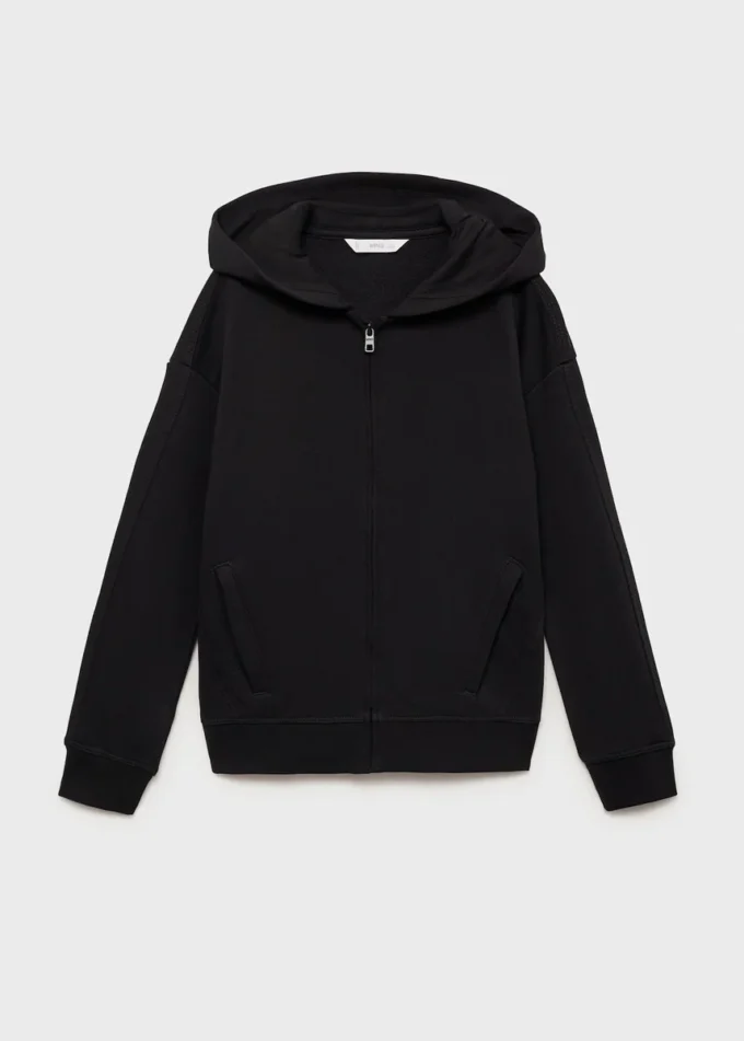 Felpa con cappuccio e zip Felpa con cappuccio e zip