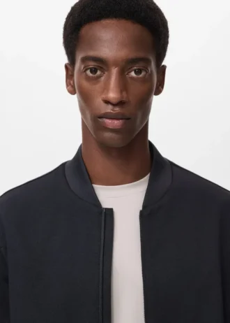 Felpa con cappuccio e zip elasticizzata Comfort