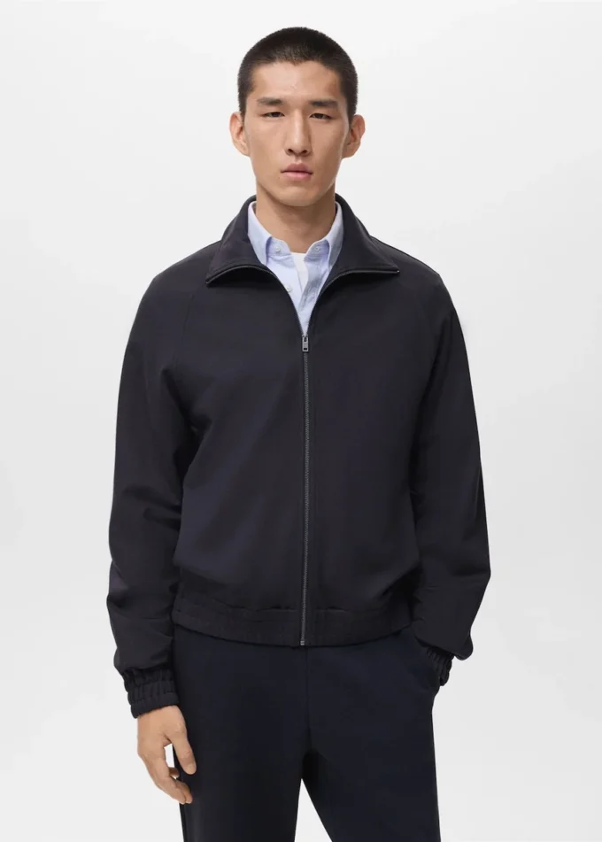 Felpa con cappuccio e zip, vestibilità regolare