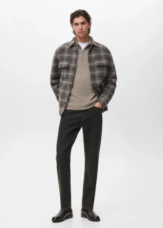 Felpa con cappuccio e zip, vestibilità regolare