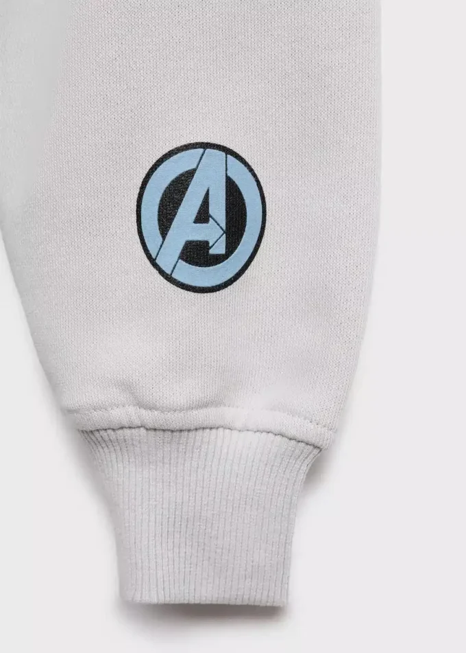 Felpa con cappuccio in cotone Avengers