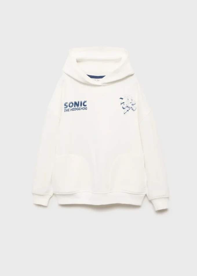 Felpa con cappuccio Sonic