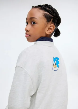 Felpa con cappuccio Sonic