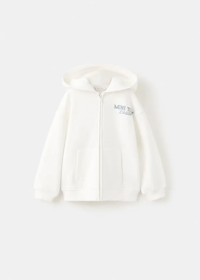 Felpa con cappuccio stampata Felpa con cappuccio stampata