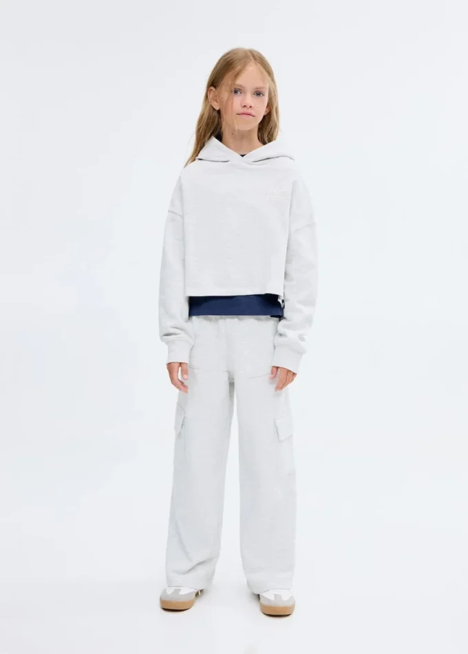 Felpa con cappuccio stampata Felpa con cappuccio stampata