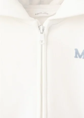 Felpa con cappuccio stampata