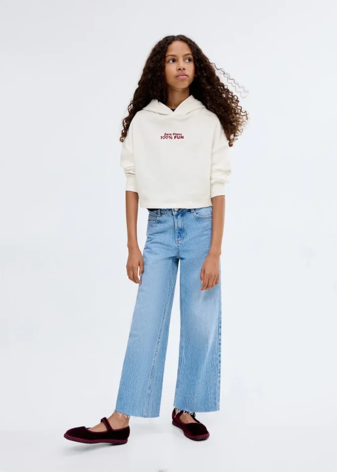 Felpa con cappuccio stampata Felpa con cappuccio stampata