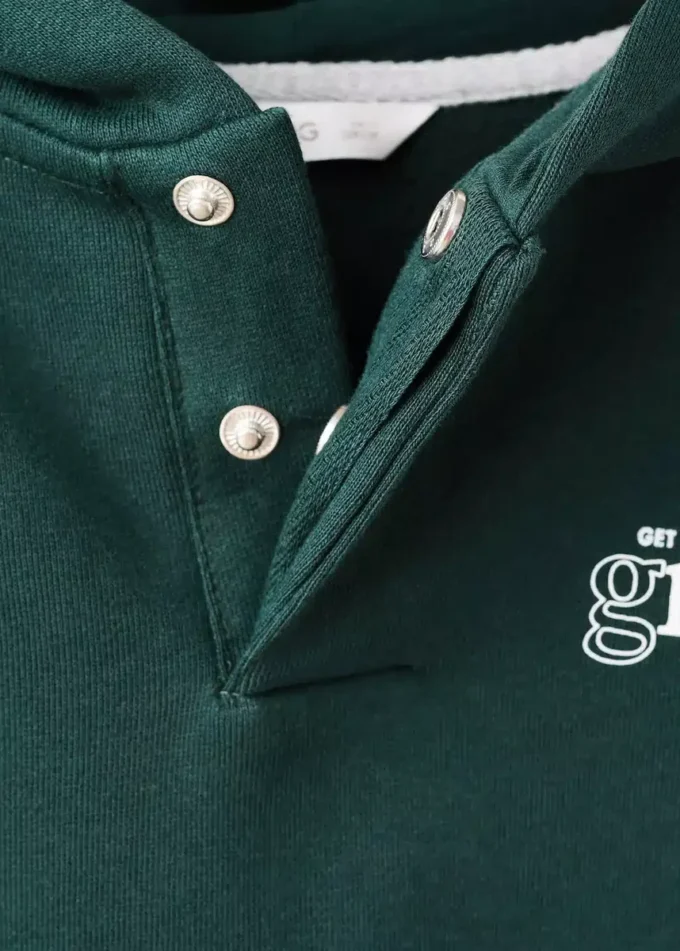 Felpa con cappuccio stampata Felpa con cappuccio stampata