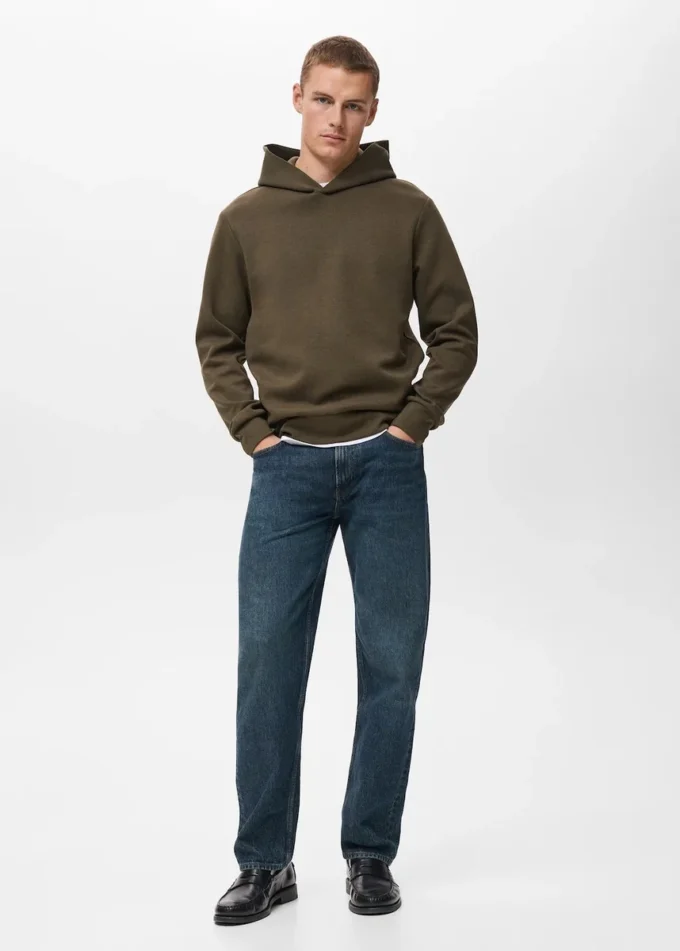 Felpa con cappuccio vestibilità regolare Felpa con cappuccio vestibilità regolare