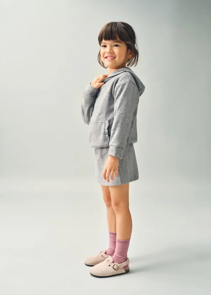 Felpa con dettaglio volant