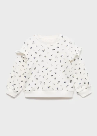 Felpa con dettaglio volant Felpa con dettaglio volant