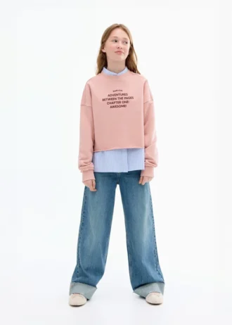 felpa con messaggio stampato 2 330x462 - Felpa con messaggio stampato