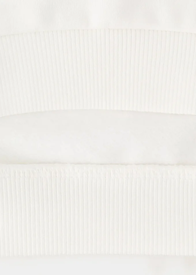 Felpa con ricami floreali Felpa con ricami floreali