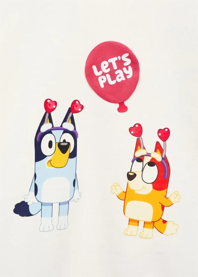 Felpa con stampa Bluey Felpa con stampa Bluey