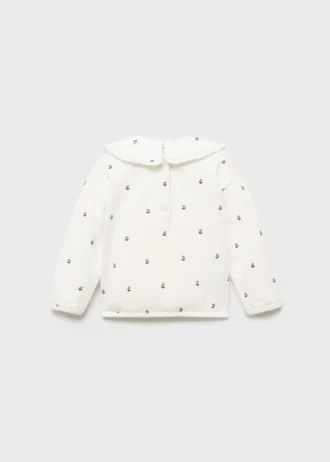 Felpa con stampa floreale