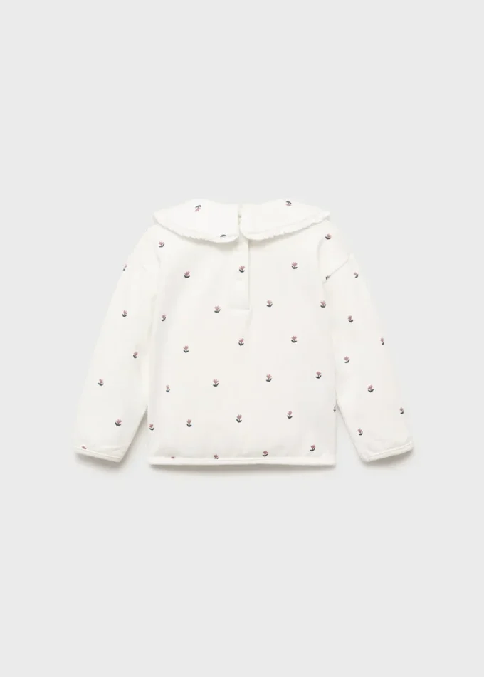 Felpa con stampa floreale Felpa con stampa floreale