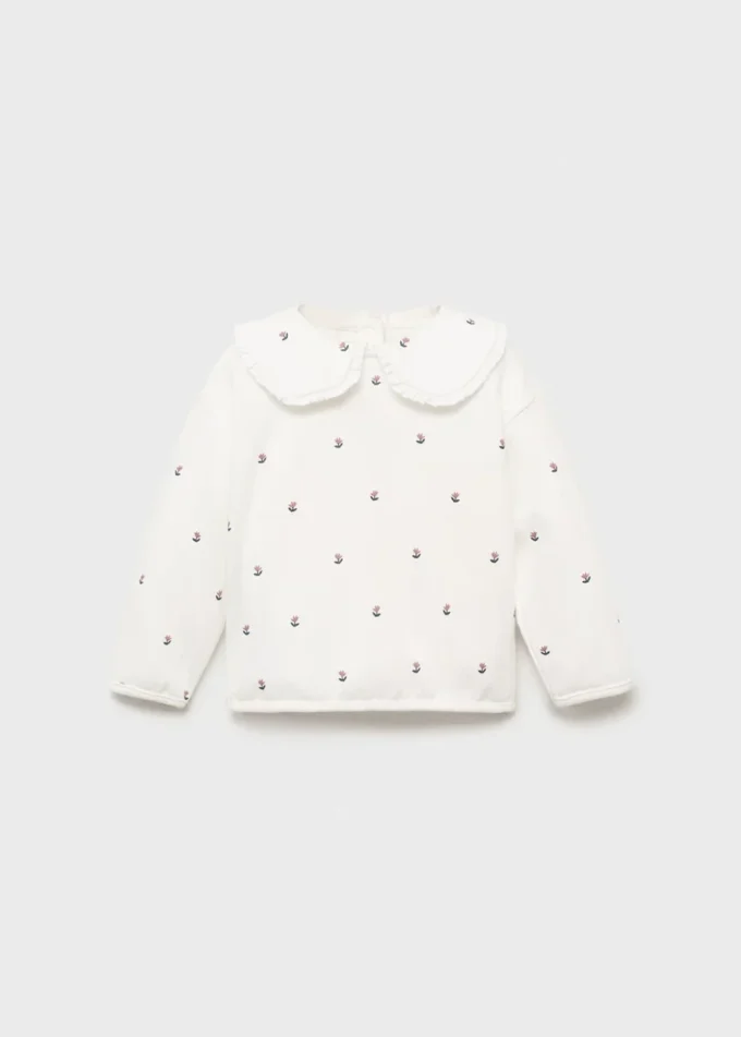 Felpa con stampa floreale Felpa con stampa floreale