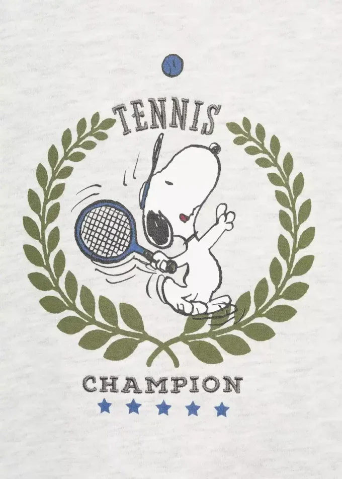 Felpa con stampa Snoopy