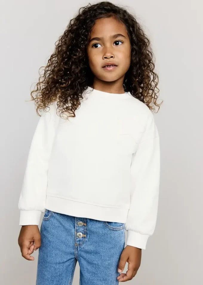 Felpa con stella ricamata Felpa con stella ricamata