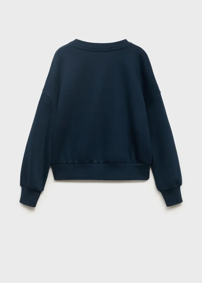 Felpa con stella ricamata Felpa con stella ricamata