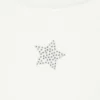 Felpa con stelle in strass
