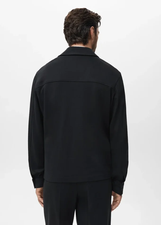 Felpa con zip e tasca Felpa con zip e tasca