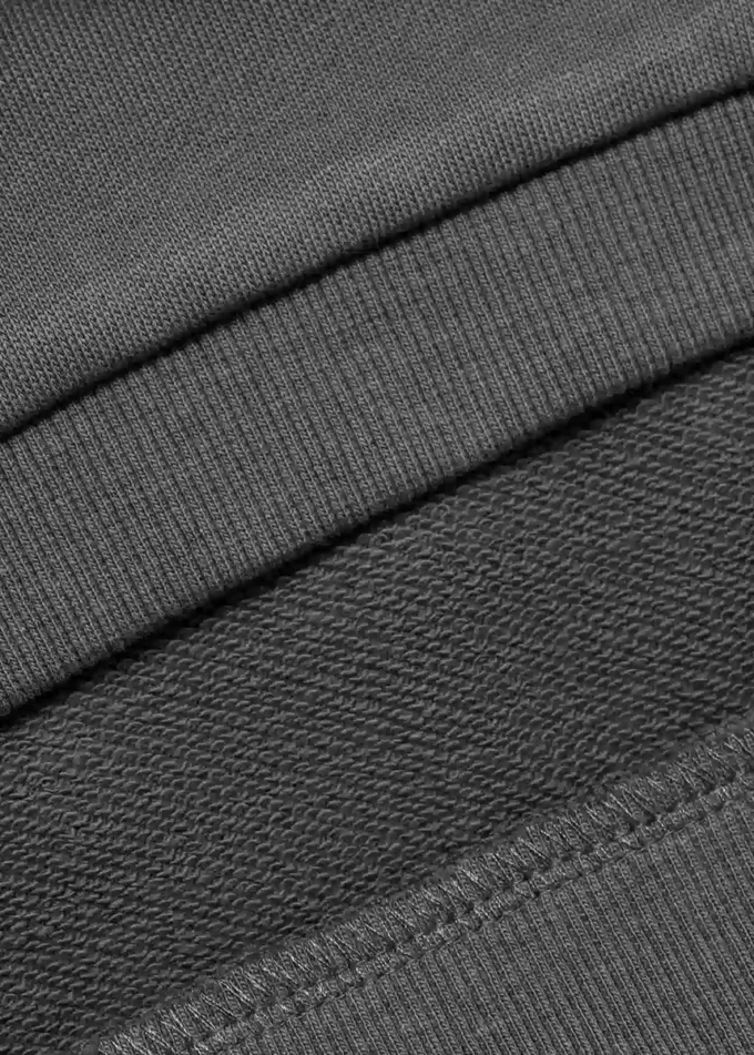 Felpa in cotone con dettaglio ricamato