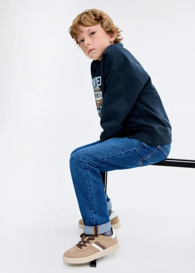 Felpa in cotone stampato Felpa in cotone stampato