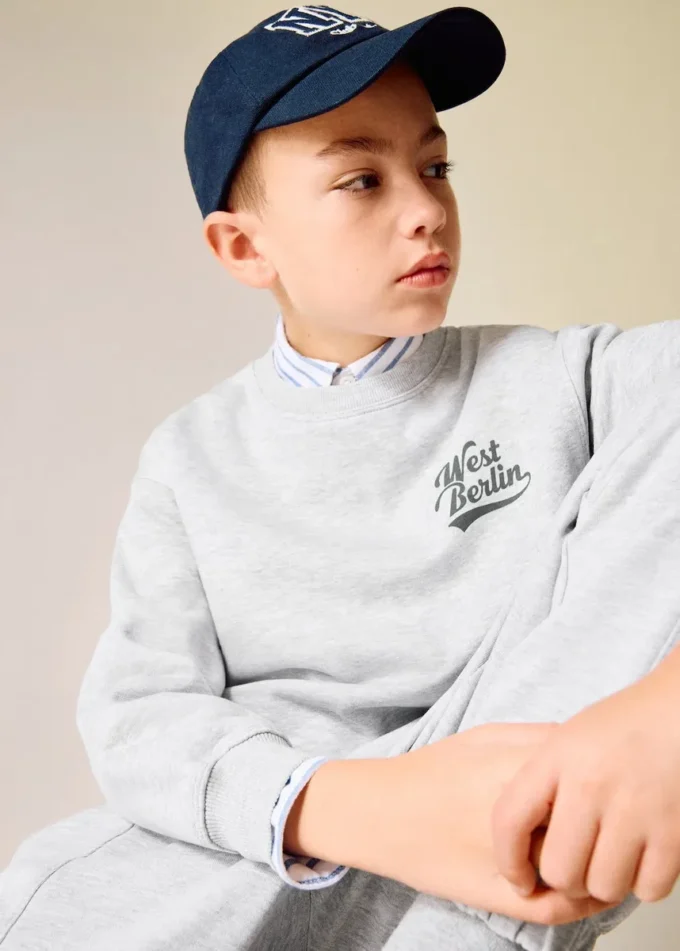 Felpa in cotone stampato Felpa in cotone stampato