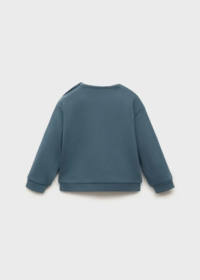 Felpa in cotone stampato